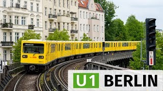 Berlin The elevated UBahn line U1 [upl. by Hsakaa]