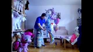 My little pony mylar balloon inflation Rainbow Dash [upl. by Alcina]