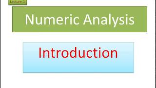 Introduction to Numerical analysis in UrduHindi lecture 1 [upl. by Zack381]