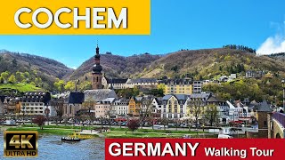 🇩🇪 COCHEM Germany 4K UHD 60fps Walking Tour [upl. by Rimola]