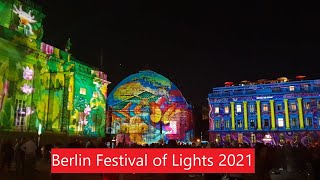 Berlin Festival of Lights 2021  Berliner Lichterfest 2021 [upl. by Ferrigno]