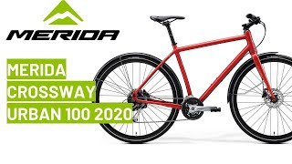 Merida CROSSWAY URBAN 100 2020 bike review [upl. by Etnuhs]