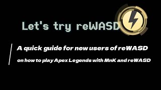 🎮 How to Set Up reWASD for Playing Apex Legends with Mouse and Keyboard MnK 🎮 [upl. by Joella]