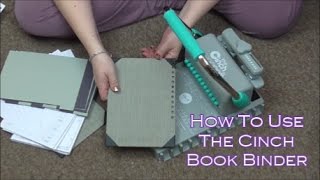 How To Use The Cinch Book Binding Machine [upl. by Breana]