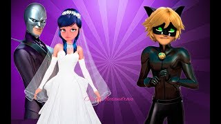 Miraculous Ladybug Hawk Moth and Marinette wedding New Episode 2017 [upl. by Almeta]