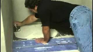 Handi Kirb with Thin Bed using Drain Fabric Waterproofing [upl. by Powe244]