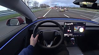 The New Tesla Model 3 2024 Test Drive [upl. by Hound]