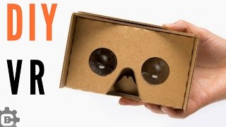 How to make vr cardboard Easy  vr headset at home [upl. by Iaht836]