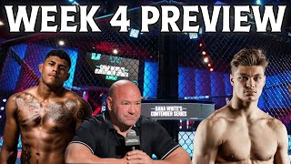 Dana White Contender Series Week 4 Preview [upl. by Asamot]