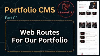 Laravel 11 Project Professional Portfolio CMS with Courses Projects amp Blogs  Part 02 [upl. by Gradeigh886]