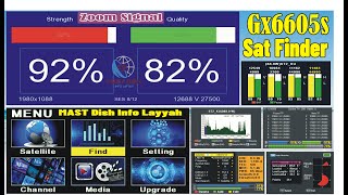 Gx6605s Sat Finder Zoom Signal New amp Latest Software 1 gx6605s satfinder dvb gx6605snewsoftware [upl. by Mildrid794]