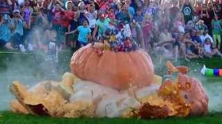 Stillwater Harvest Fest Drops 2000 pounds of pumpkin onto a GoPro [upl. by Airb]