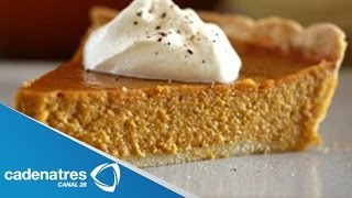 Receta de Pie de Calabaza  Cómo hacer pie de calabaza [upl. by Eytteb]