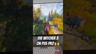 PS5 Pro running The Witcher 3 Wild Hunt in Performance mode  MSI MAG 321UP QDOLED monitor [upl. by Aneehsor]