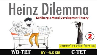 Heinz Dilemma kohlbergs Moral Development Theory  Ctet And Wbtet2024 [upl. by Chara]