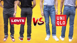 Which Jean Is Better  Levis 511 Slim Fit VS Uniqlo Slim Stretch Selvedge [upl. by Idelson]