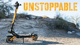 Ausom Gallop Dual Motor 2400W Electric Scooter that Crushes a Hill Climb [upl. by Lovmilla540]