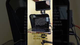 The Best Teleprompter for YouTube Videos I built my own  DIY teleprompter for iPad App [upl. by Nayve]