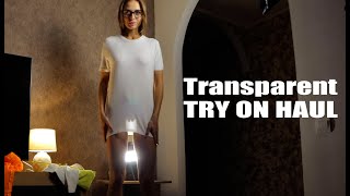 Try on haul my new transparent dresses [upl. by Olds]