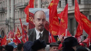 Russie le Parti communiste célèbre les 100 ans de la révolution [upl. by Siuraj752]