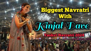 surat biggest navratri celebration 2024  india best navratri celebration 2024  kinjal Dave [upl. by Wimsatt71]