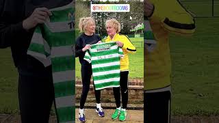 Rod Stewart flogs signed Celtic top for disadvantaged kids charity [upl. by Cyndy]