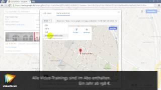 Local SEO Tutorial Google Maps einbinden video2braincom [upl. by Wolfort760]