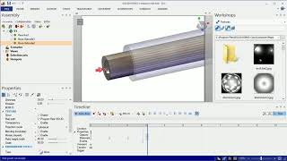 SolidWorks Composer Animation Fluid [upl. by Leidba]