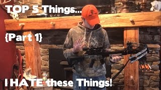 Things I HATE about my CenterPoint Sniper 370 Crossbow  Part 1 [upl. by Haerb]