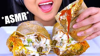 ASMR GIANT FAJITA DELUXE BURRITO ASMR PHAN [upl. by Stuppy]