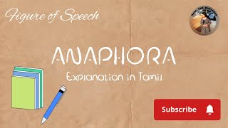 AnaphoraFigure of SpeechExplanation in tamil [upl. by Anirdna]