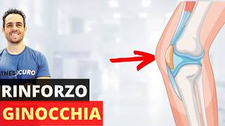 Come RINFORZARE le GINOCCHIA con solo 2 ESERCIZI [upl. by Chilcote]