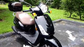 SYM Fiddle II 125 cc in Florida  walk around [upl. by Ahsait]