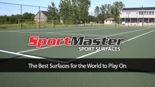 Tennis Court Coatings Available at SealMaster [upl. by Havstad542]