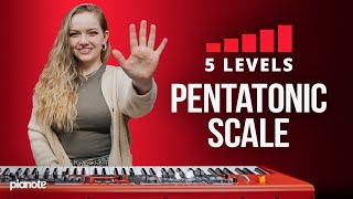 5 Levels Of The Pentatonic Scale⚡️ Piano Lesson ft Jemma Heigis [upl. by Baggott]