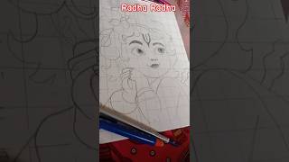 cute Krishna ji drawing 😍🌸  little Krishna drawing 🙏 shorts viral tranding [upl. by Charlie]