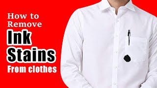 How to remove ink stains from clothes  Completely remove ink stains from clothes [upl. by Suoicserp816]