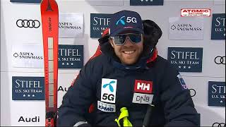 AUDI FIS Ski World Cup  Mens downhill  Aspen USA March 4 2023 weareskiing atomic Highlights [upl. by Eldon]