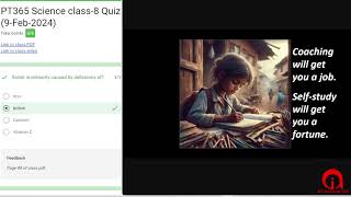 PT365 Science class8 Quiz [upl. by Merwyn]