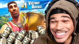 I Won 25K in Faze Rons Worst Gamer Fortnite Tournament [upl. by Erbma]