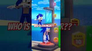 Who is Stronger  Sonic vs super heroes minecraft minecraftanimation memes minecraftmemes [upl. by Chelsy]