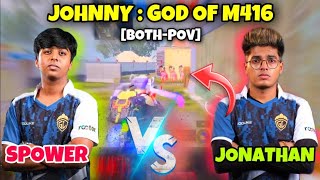 😤 1Vs1 TDM ROOM JONATHAN VS SPOWER JONY GoD Of M416 [upl. by Eltsirc]