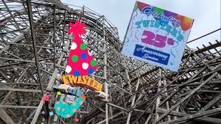 Knoebels Twister onride POV Celebrating 25 Years [upl. by Ermina]