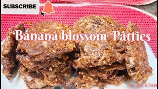 Banana Blossom Patties with mince beef its delicious try it [upl. by Essinger]