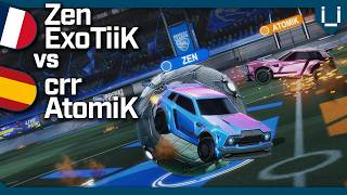 Zen  ExoTiiK vs Crr  AtomiK  France vs Spain  Rocket League 2v2 [upl. by Cod]