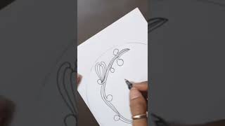 easyzentanglepattern drawing zentanglepatterns howtodraw doodle zentangledoodle easydrawing [upl. by Enirual]