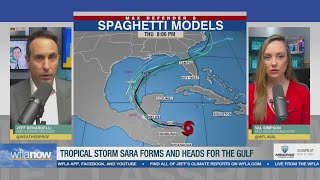 Tropical Storm Sara expected in Gulf next week [upl. by Pitt]