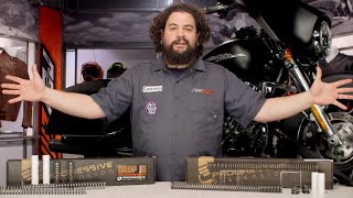 Progressive Fork Lowering Kits for Harley Review at RevZillacom [upl. by Miyasawa]