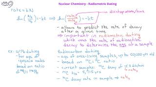 Nuclear Chemistry 06 Radiometric Dating Calculations [upl. by Ettenan697]