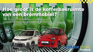 Hoe groot is de kofferbak ruimte van een brommobiel  Ligier Microcar  Ligier Store Doesburg [upl. by Sitof]